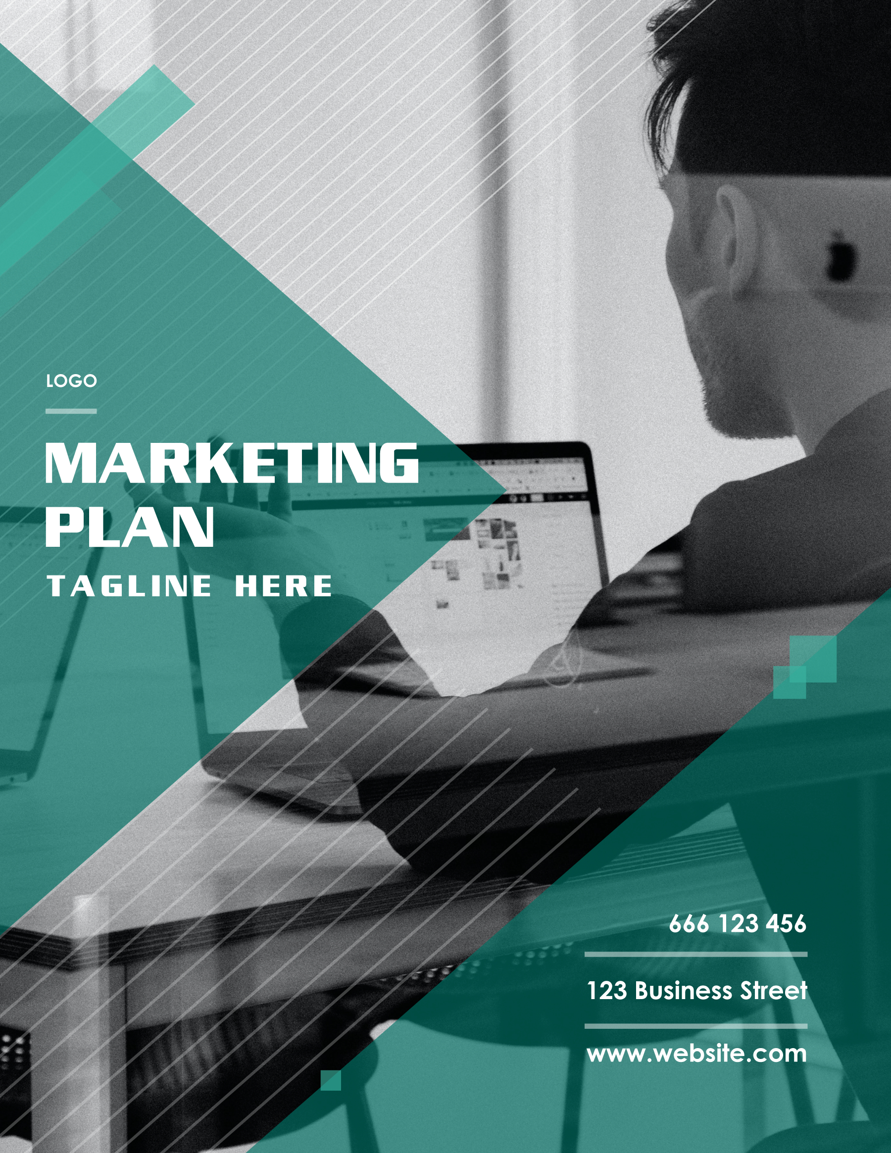 Free Marketing Plan Cover Page Template for Word and PDF