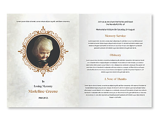 Free Funeral Flyer Template for Word, Adobe Illustrator, and Google Slides