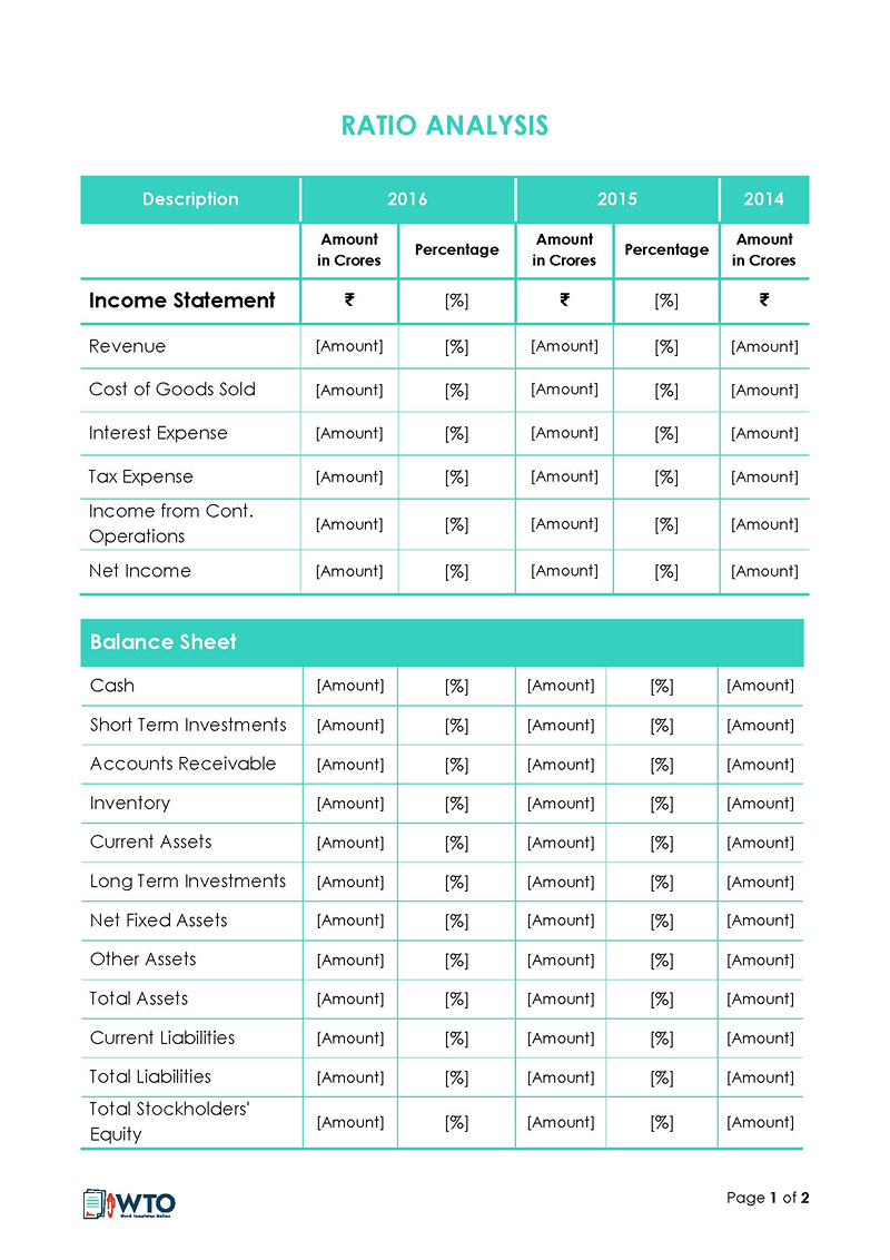 Free Industry Analysis Template for Word and PDF