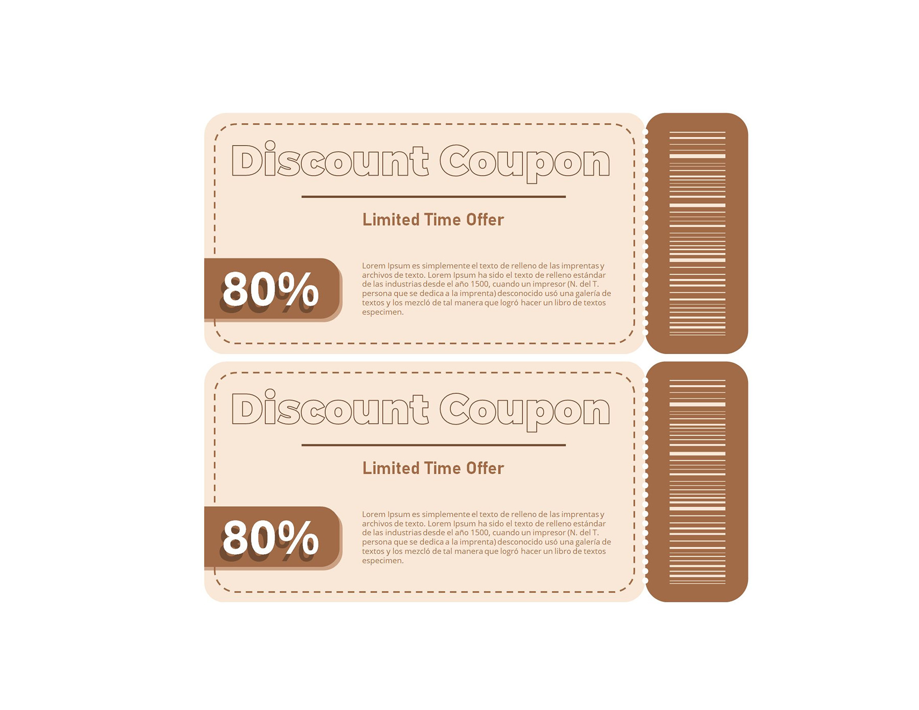 Customizable voucher PPT template