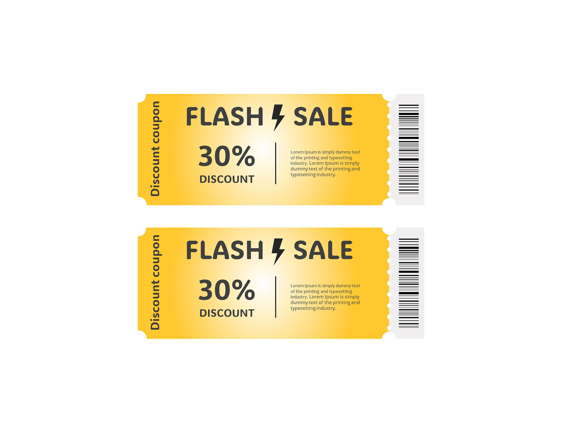 Elegant PPT coupon template