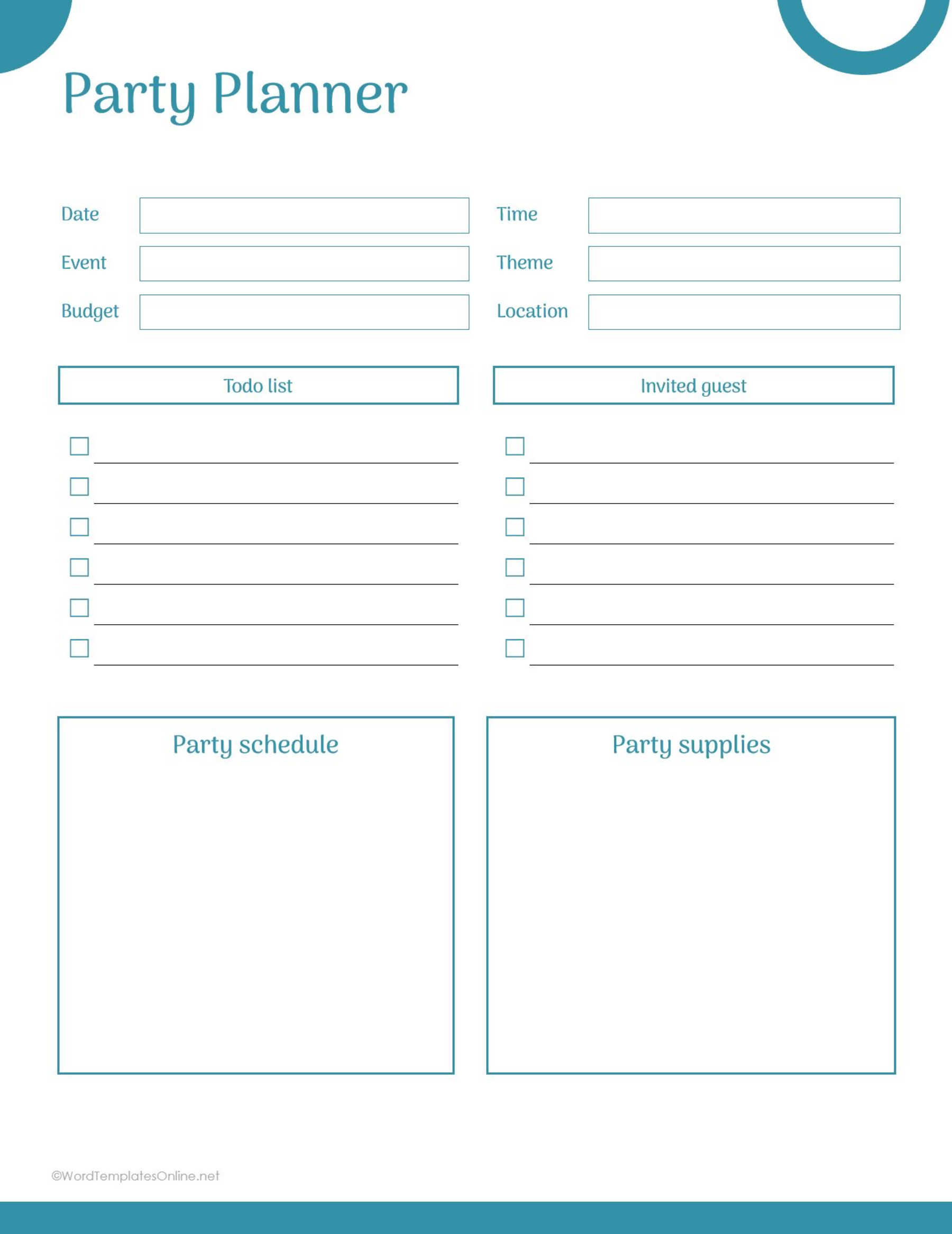 Plan Like a Pro: 10 Free Event and Party Planning Checklists
