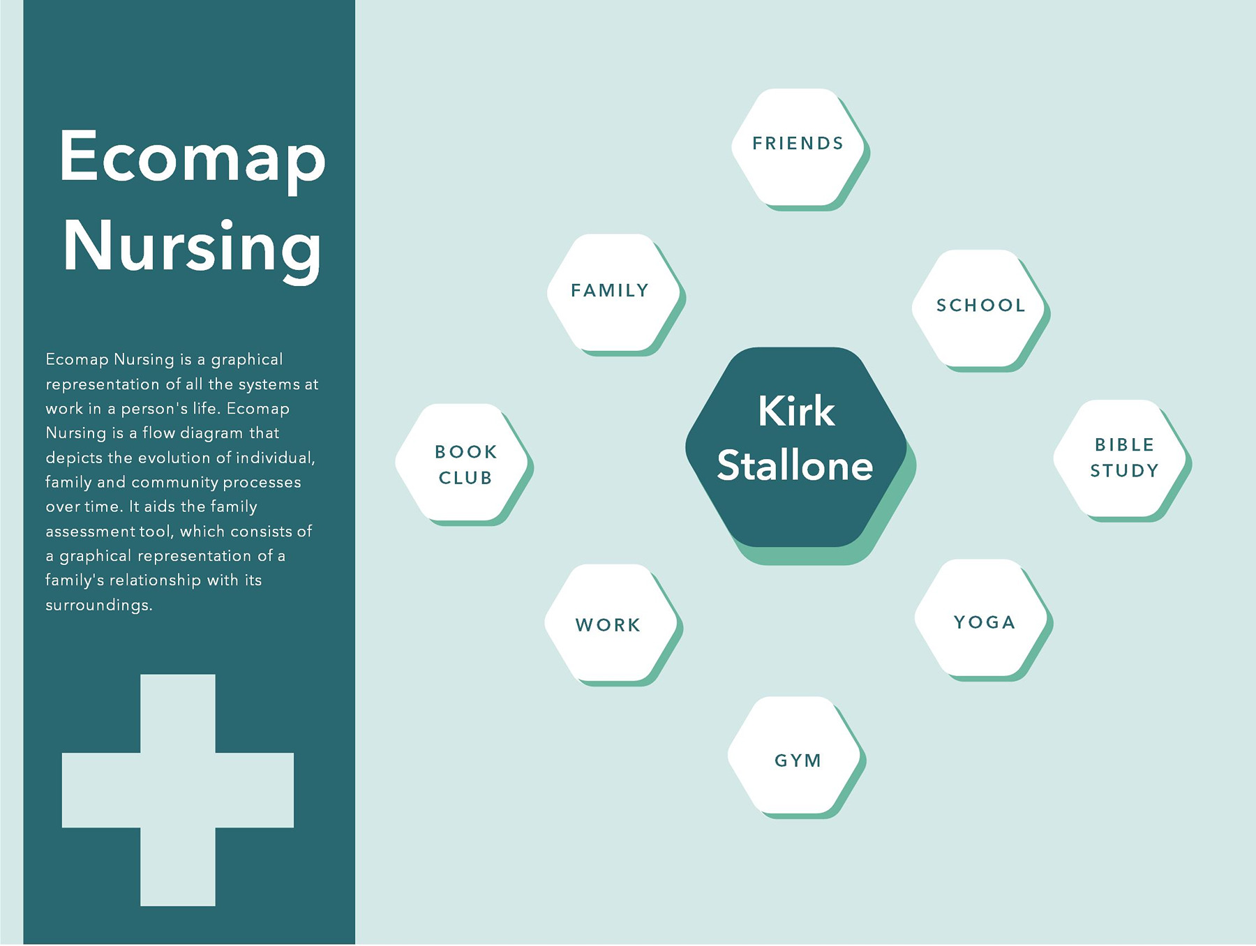 Ecomap Nursing Landscape Free Download in ppt