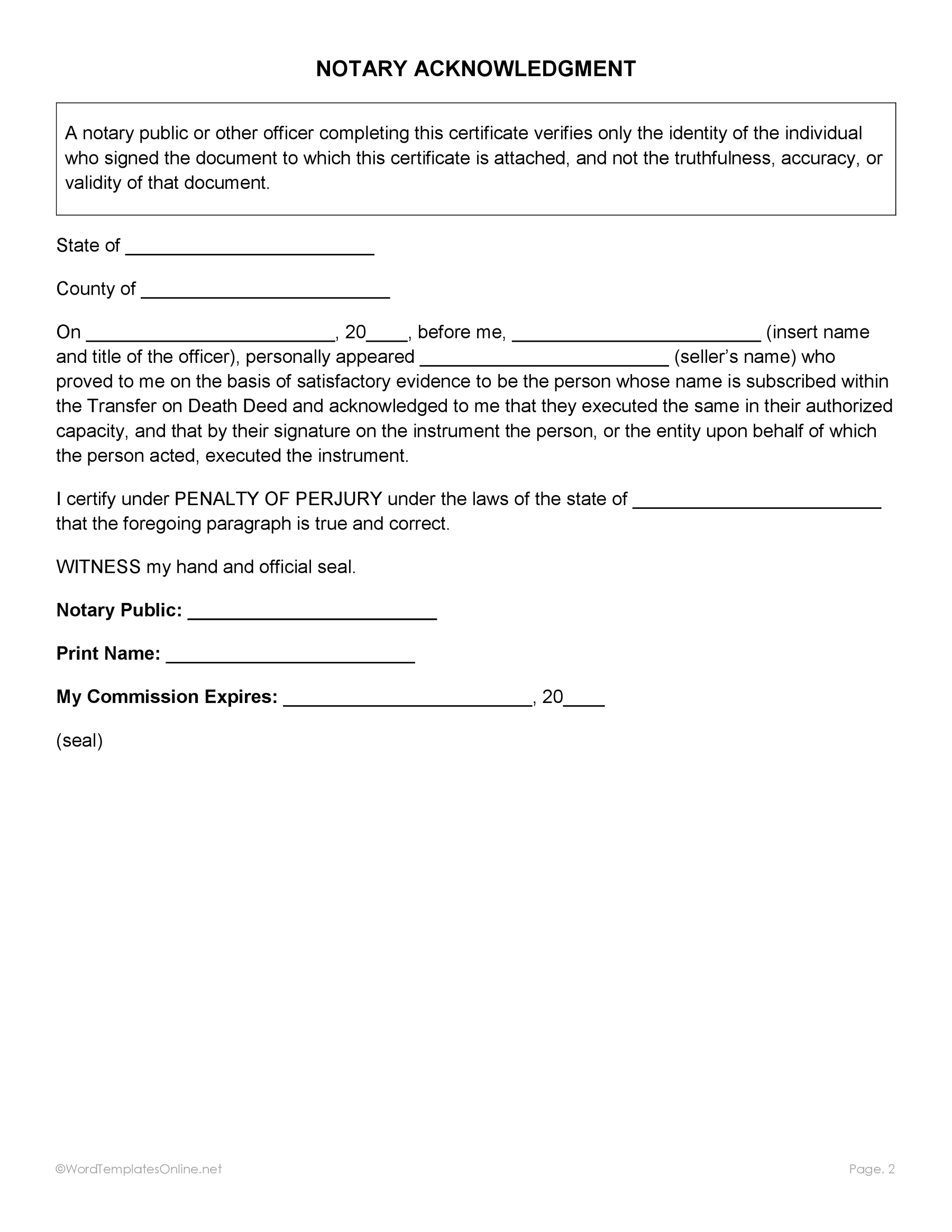 Free certificate of incumbency Word format