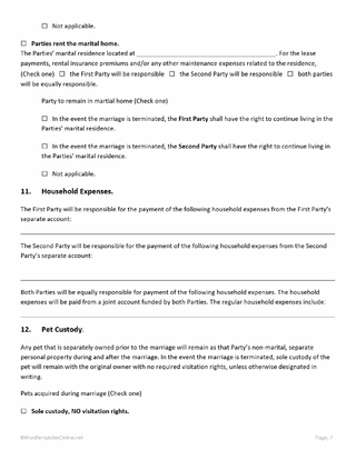 Download Word file Postnuptial agreement