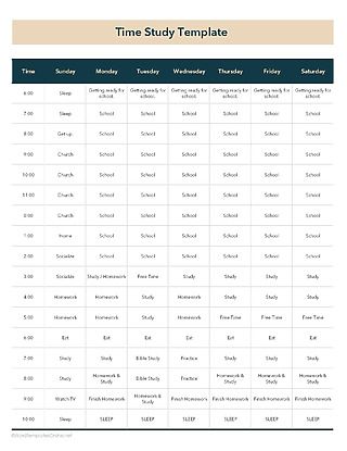 Time tracking spreadsheet free download