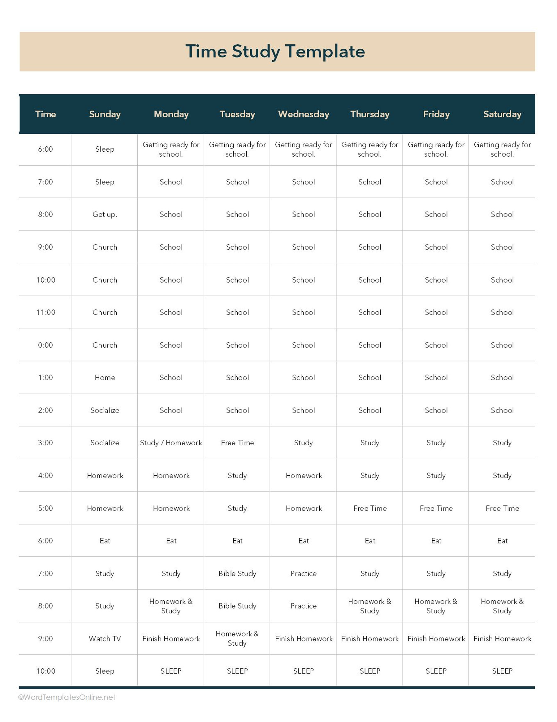 Time tracking spreadsheet free download
