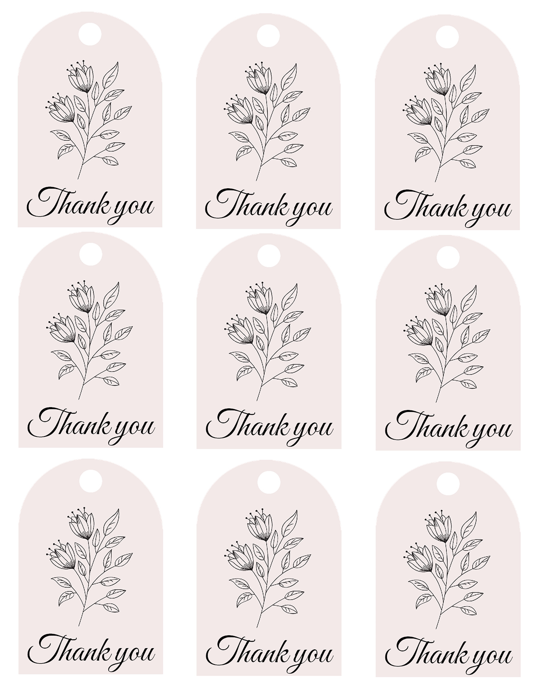 Gift tag layout in PowerPoint template