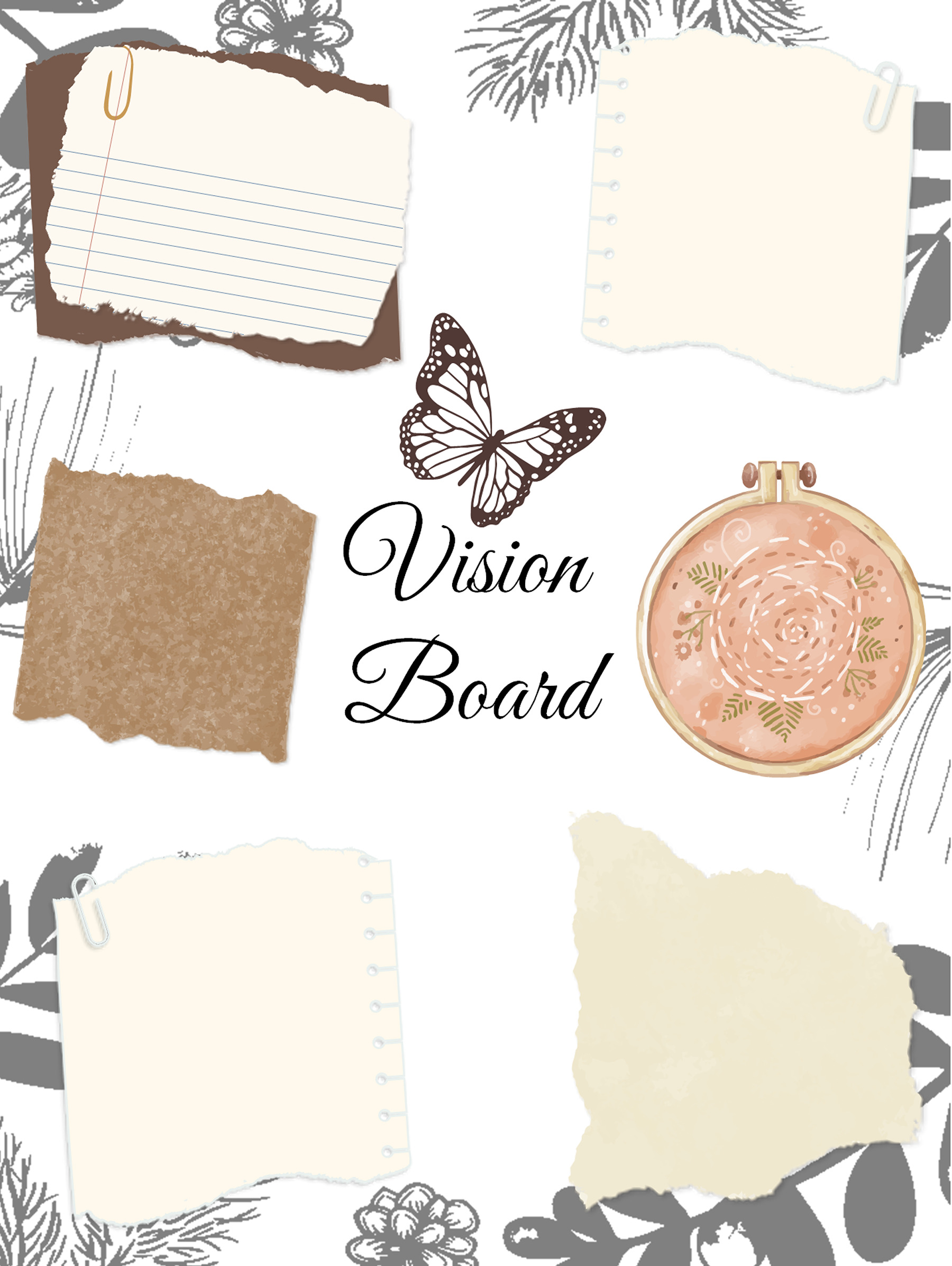 Vision planning template PowerPoint