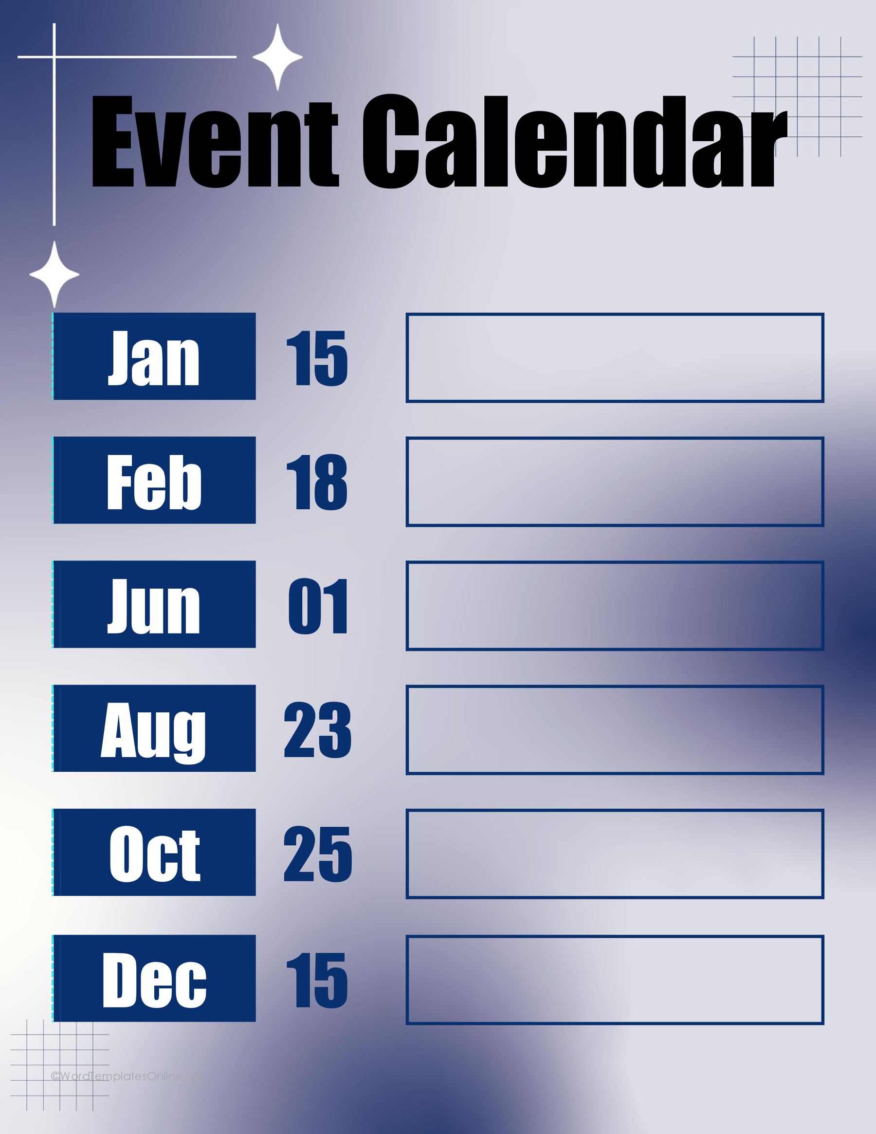 Event Calendar 04 — preview 1