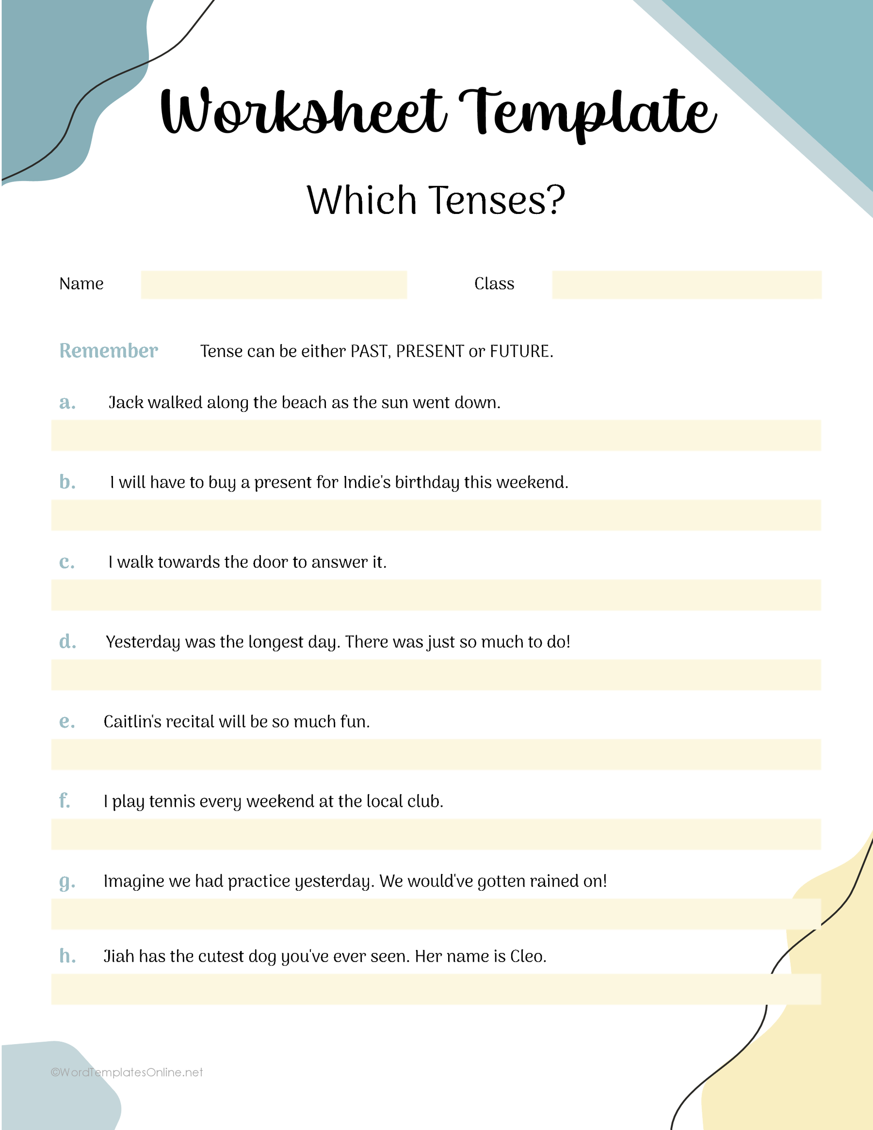 Worksheet 05 — preview 1