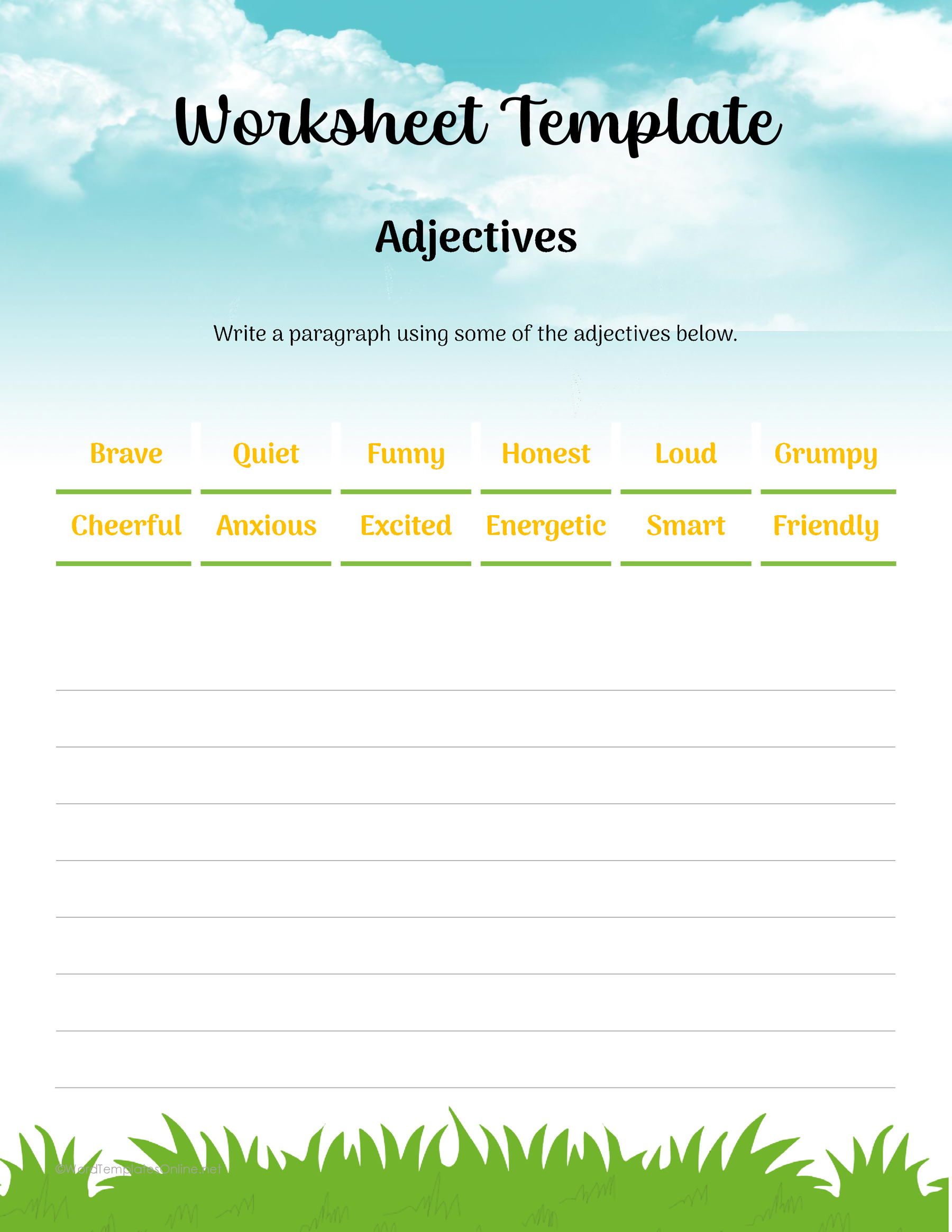 Worksheet 07 — preview 1