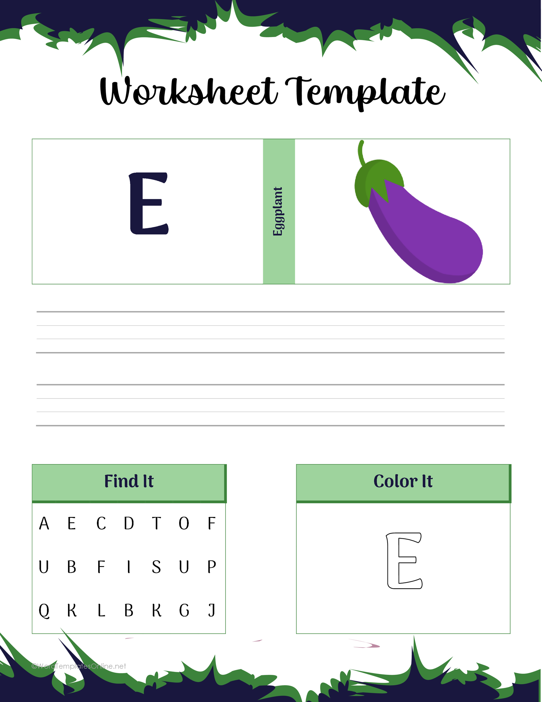 Worksheet 08 — preview 1