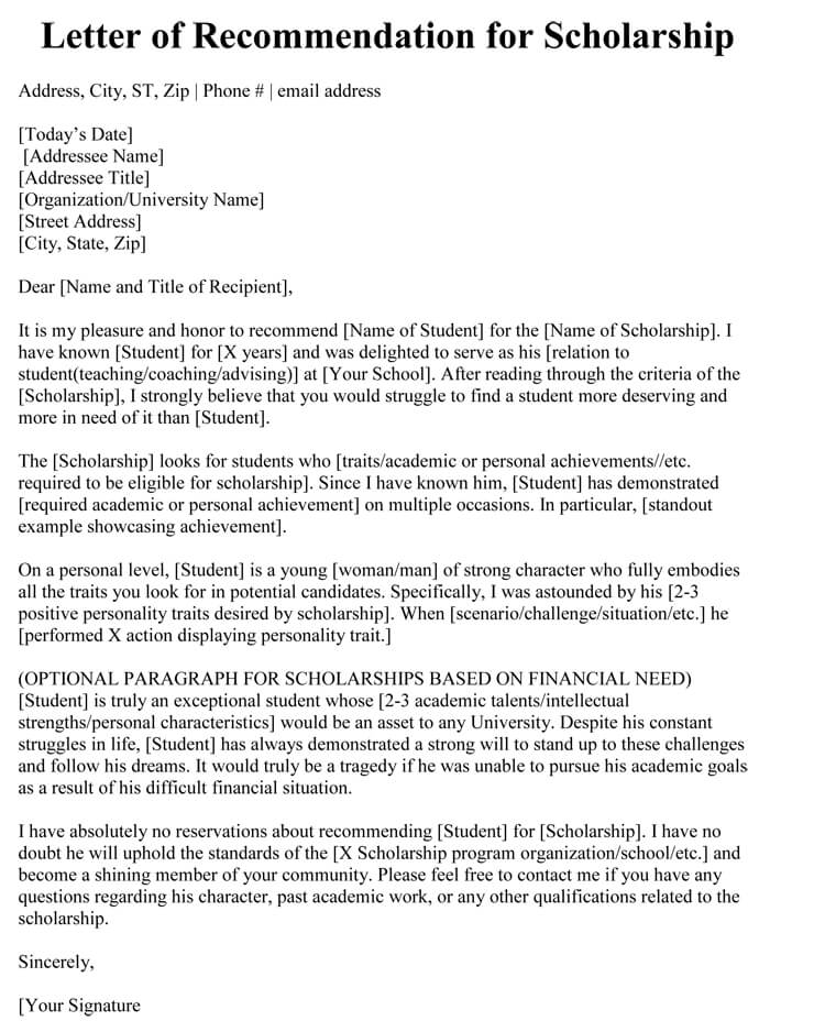 phd program recommendation letter