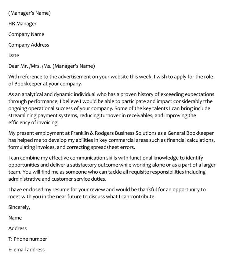 Cover Letter Don't Know Company Address from www.wordtemplatesonline.net