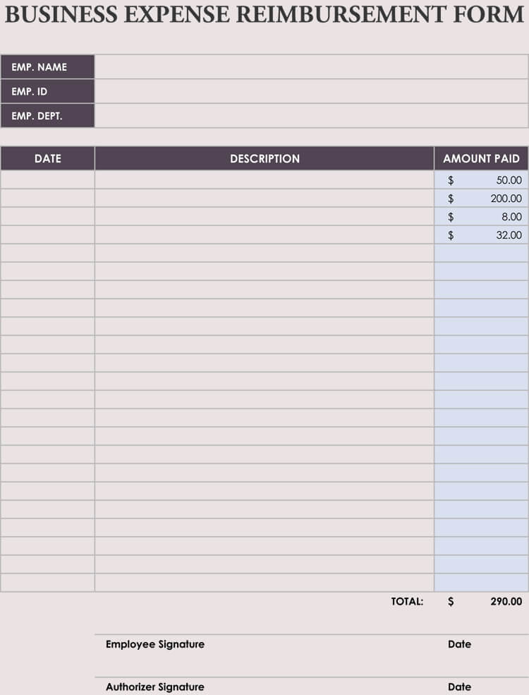 Excel Spreadsheet Template For Expenses from www.wordtemplatesonline.net