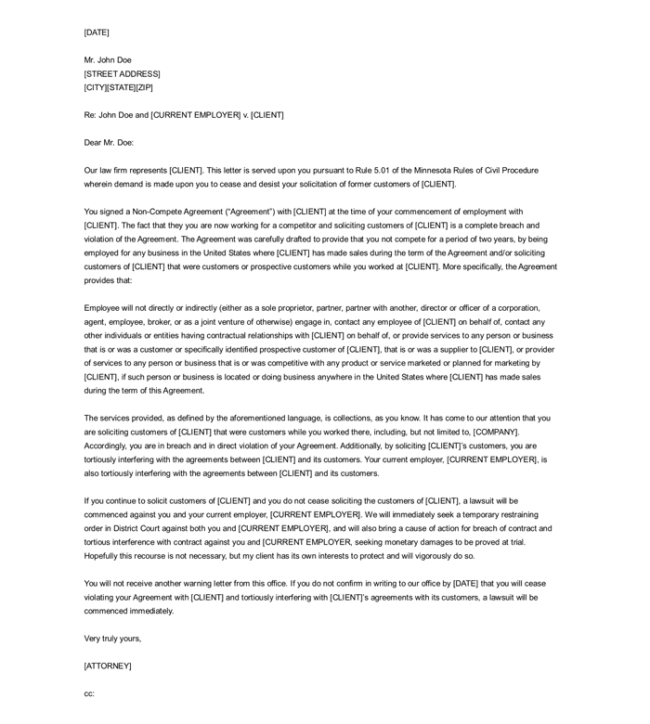 Free Cease And Desist Letter Template from www.wordtemplatesonline.net