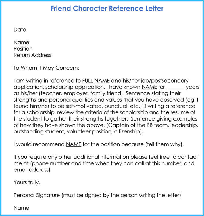 Recommendation letter for job pdf