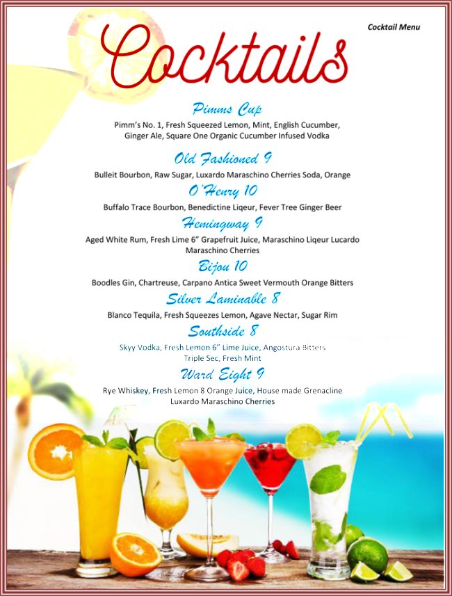 Drink Menu Template 5 Best Drink Menu Formats drink-menu-template-5-best-drink-menu-formats