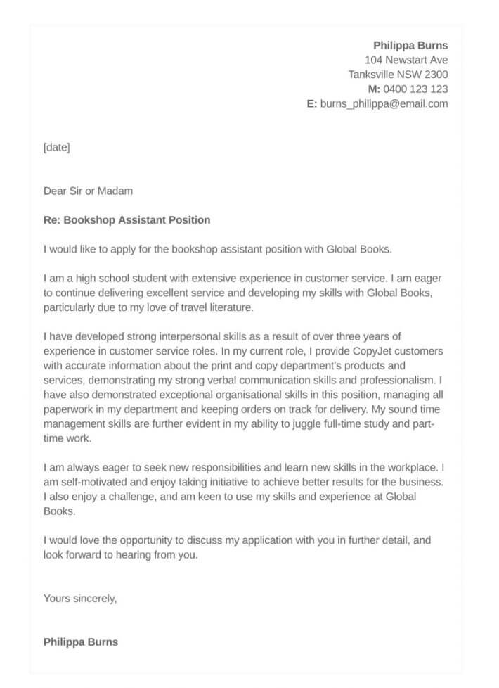 Part-Time Job Cover Letter Examples (21+ Free Templates)