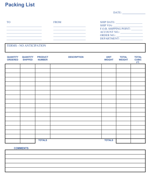 Vacation Packing Checklist Template from www.wordtemplatesonline.net