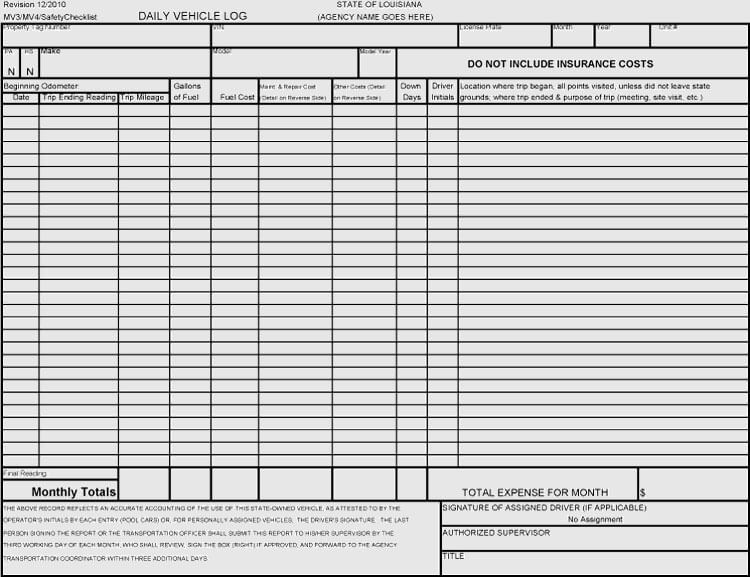 Vehicle Maintenance Log Excel Template from www.wordtemplatesonline.net