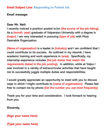 32 Email Cover Letter Samples | How to Write (Examples)