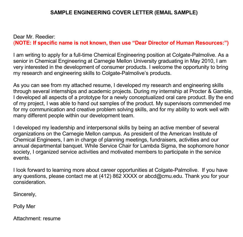 How To Send Resume Email Cover Letter Sample Cover Letter