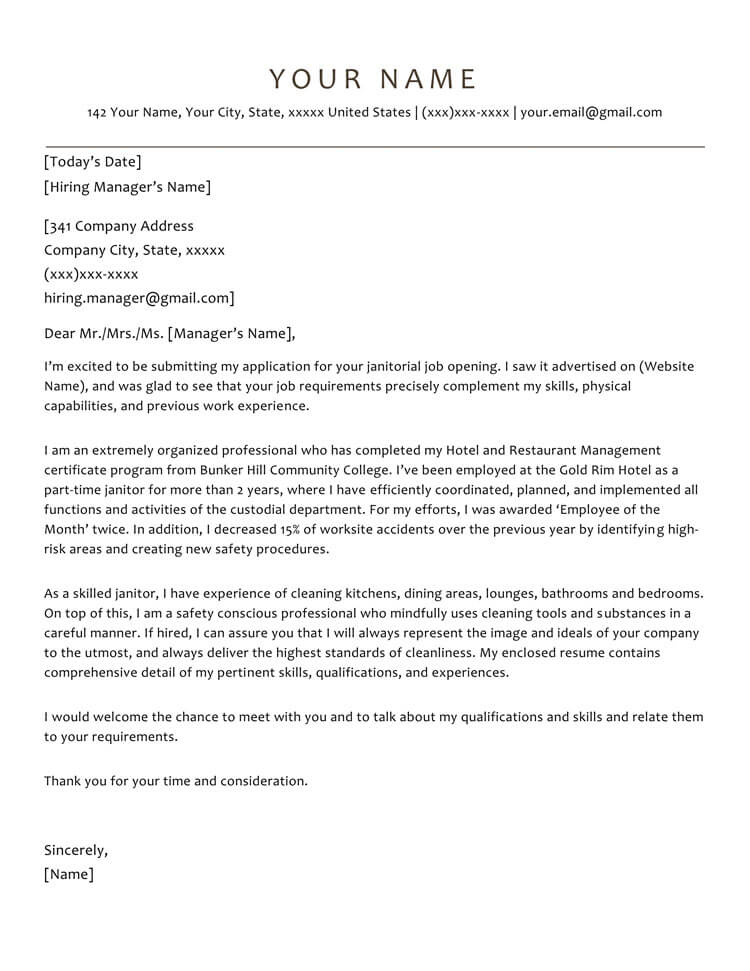 Cover Letter For Lower Level Job from www.wordtemplatesonline.net