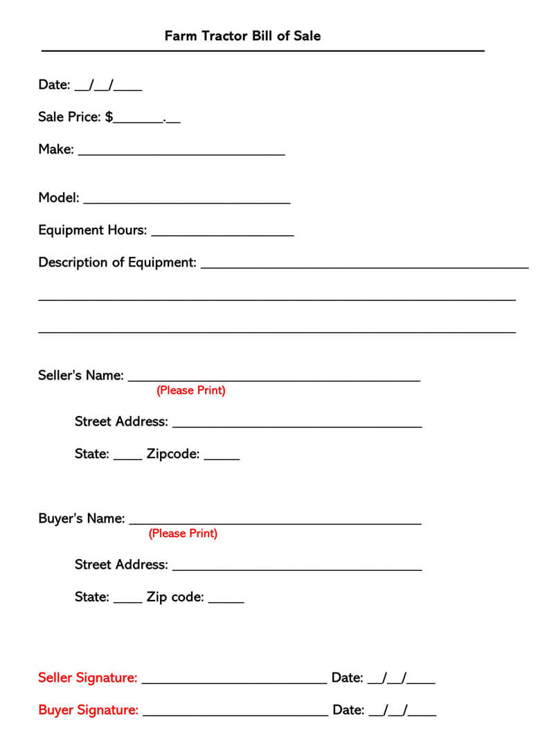 free-tractor-bill-of-sale-forms-how-to-fill-word-pdf