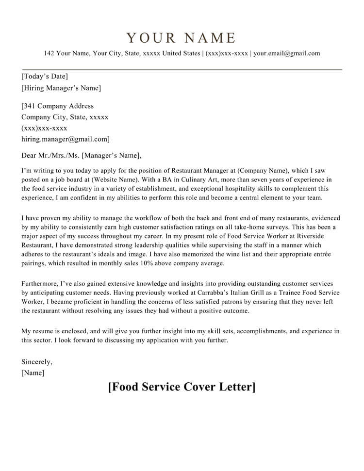 Cover Letter Without Contact Name from www.wordtemplatesonline.net