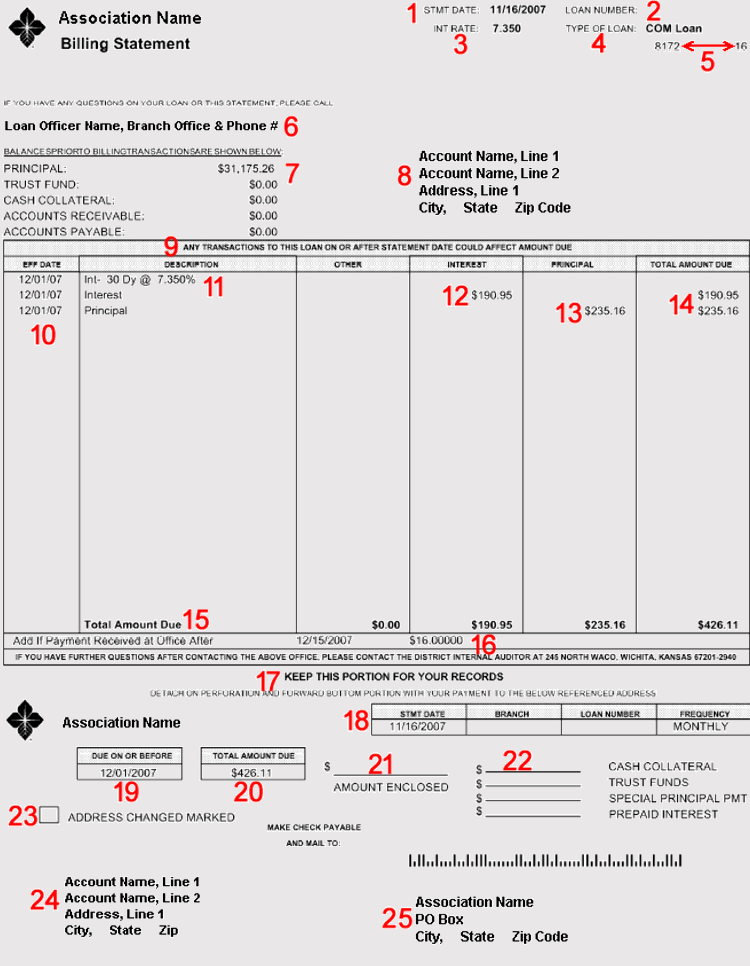 Sample Billing Statement Templates Excel Word