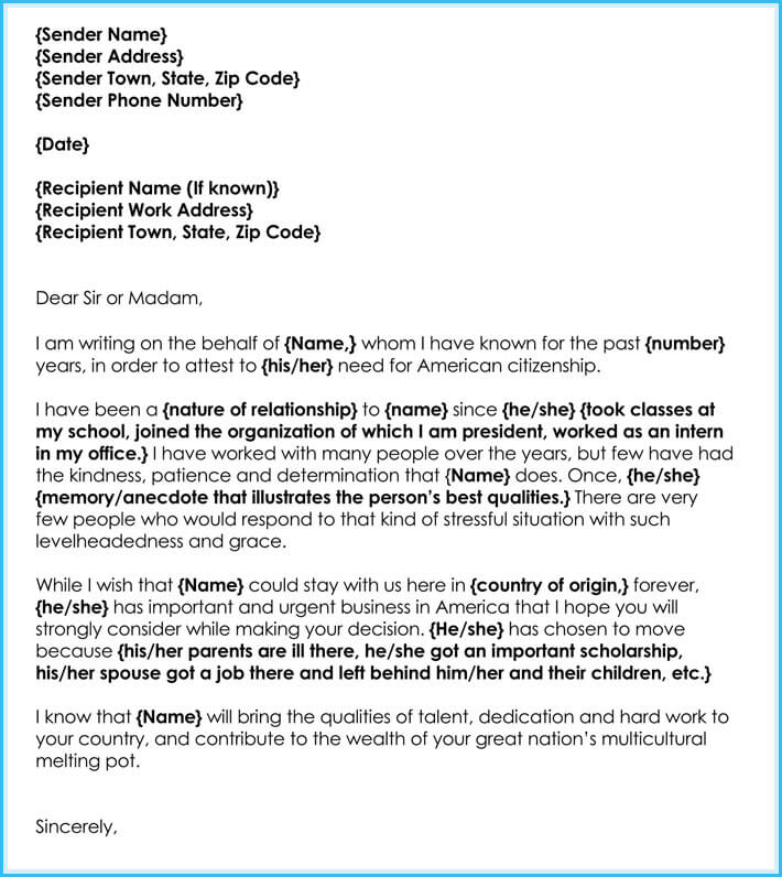 Letter For Immigration Officer from www.wordtemplatesonline.net