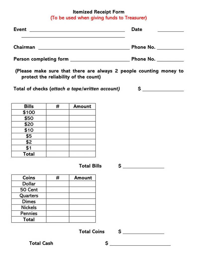 28 Free Sales Receipt Templates (Formats) - Word | Excel | PDF