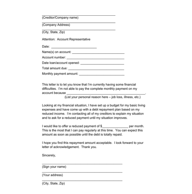 Sample Debt Collection Letter Templates (for Debtors)