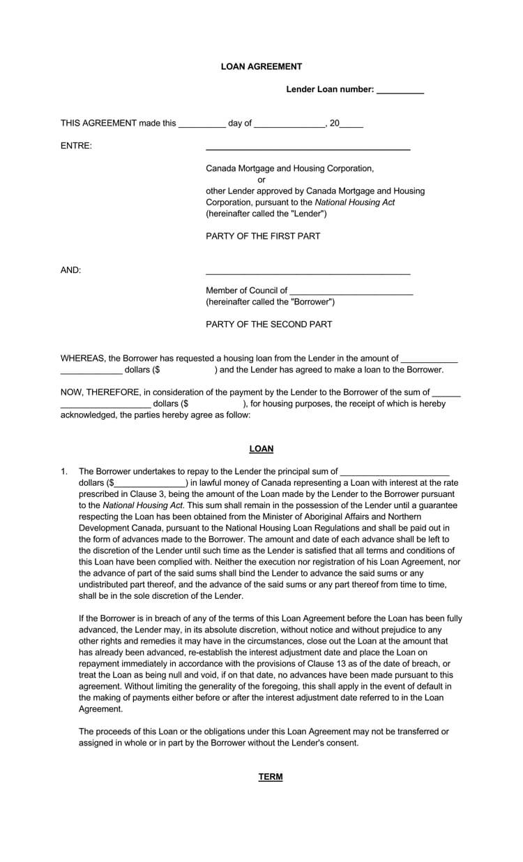 Loan Agreement Form 08