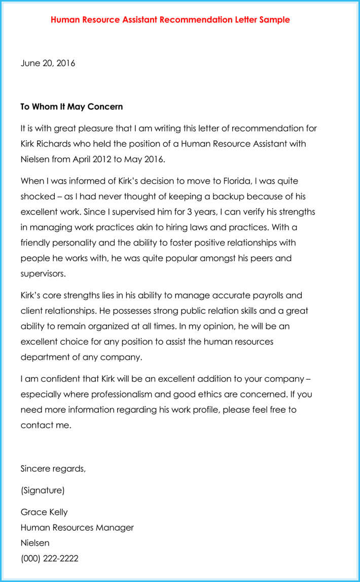 Sample Letter Of Recommendation For Director Position from www.wordtemplatesonline.net