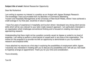 32 Email Cover Letter Samples | How to Write (Examples)