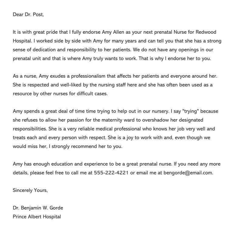 Nurse-Personal-Letter-of-Recommendation