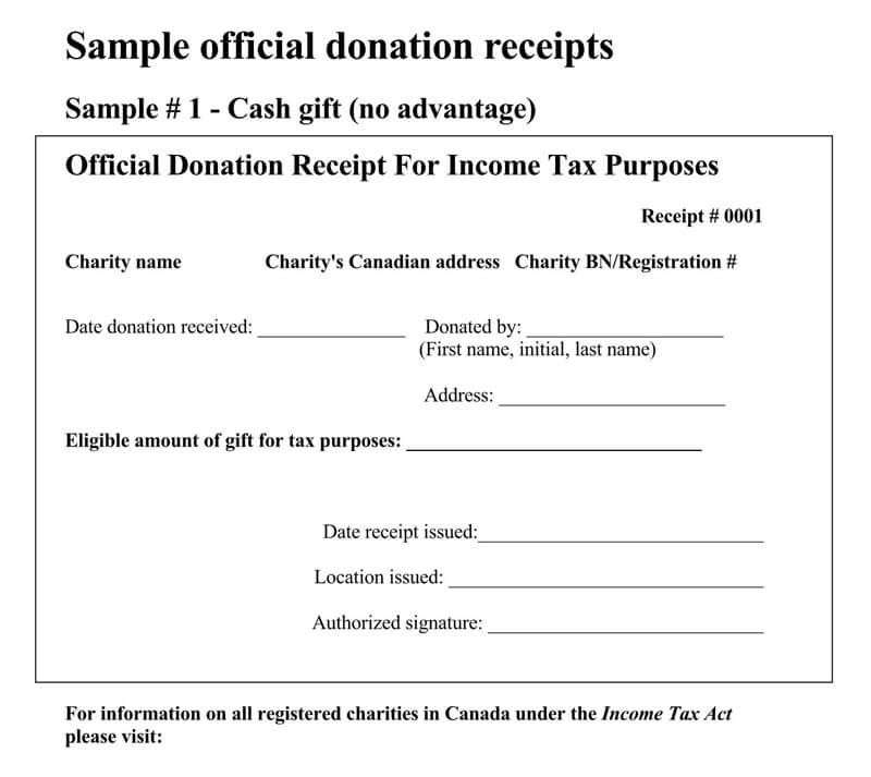 Official Receipt Request Form word