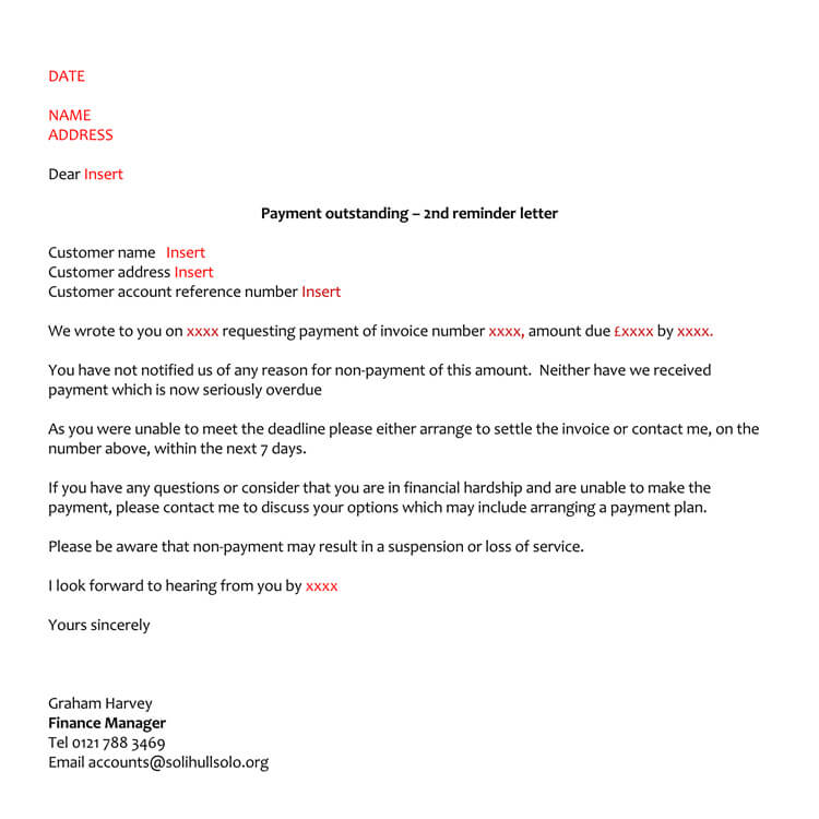 Second Mortgage Settlement Offer Letter Sample from www.wordtemplatesonline.net