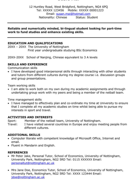 Part-Time Job Cover Letters (22 Free Templates)