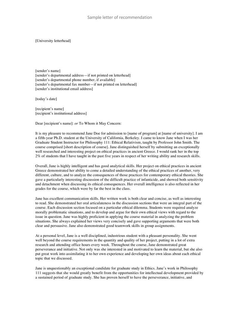 Request Letter Of Recommendation Template from www.wordtemplatesonline.net