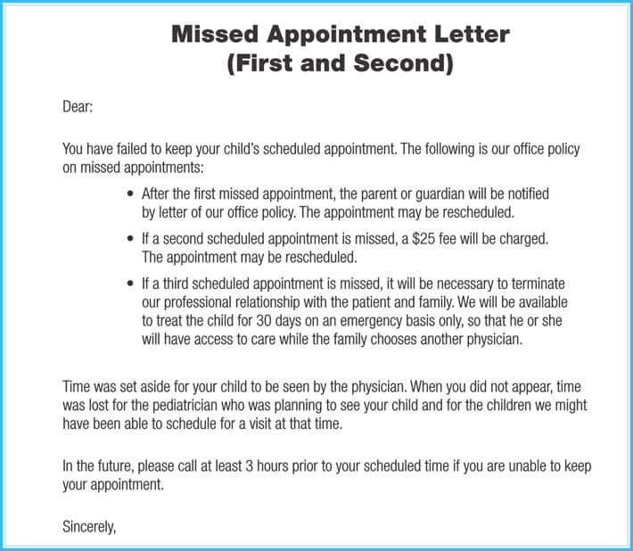 Reschedule Appointment Letter (7+ Sample Letters and 