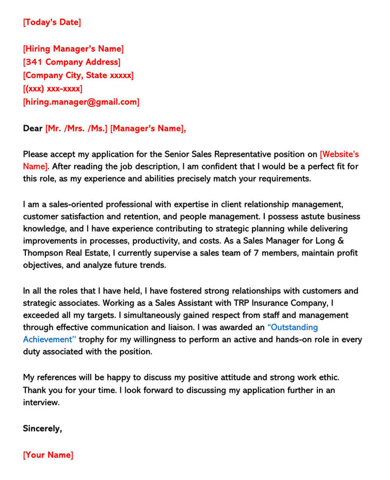 Pharmaceutical Sales Representative Cover Letter from www.wordtemplatesonline.net