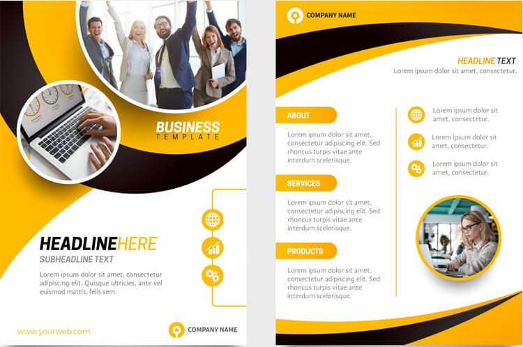20 Company Business Profile Templates For Word Illustrator