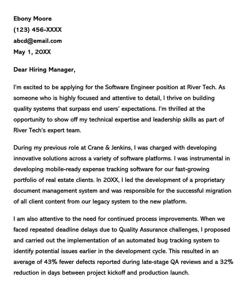 Software Developer Cover Letter Sample from www.wordtemplatesonline.net