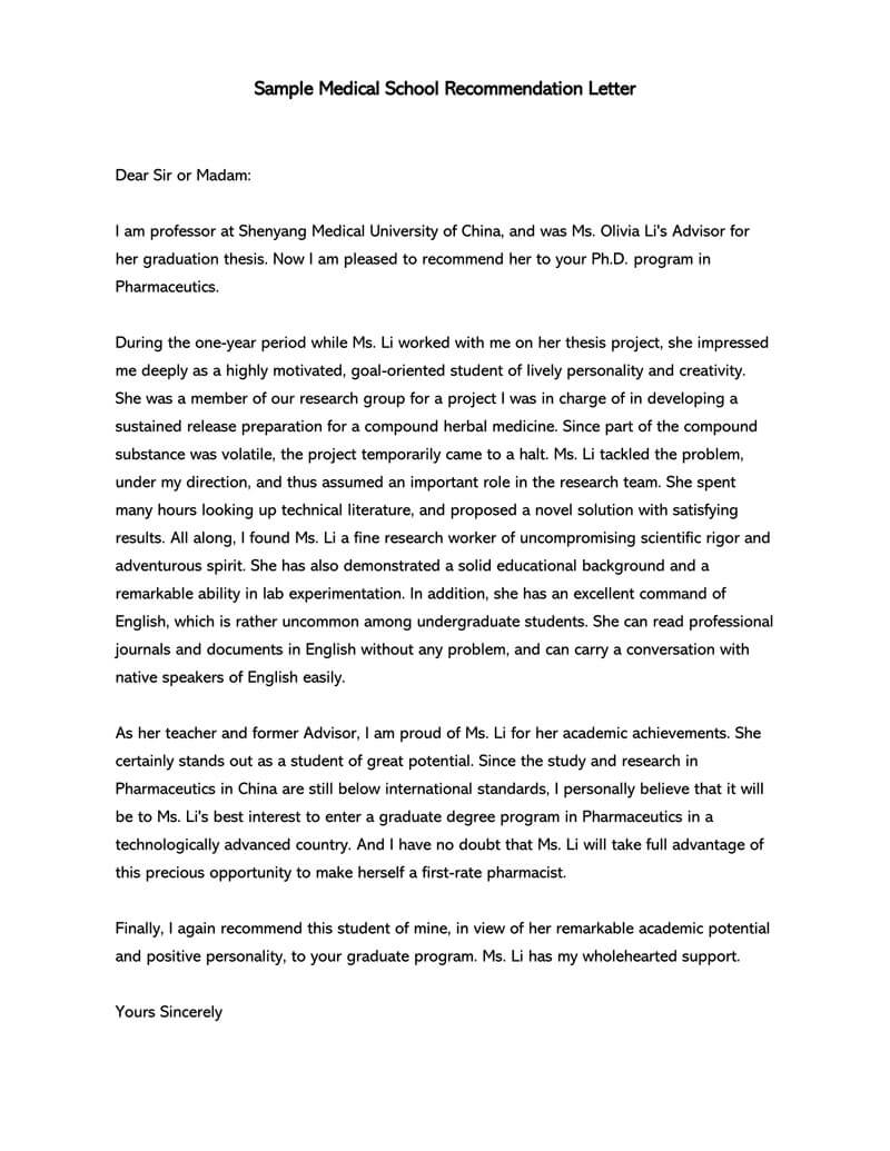 Letter Of Recommendations For Students from www.wordtemplatesonline.net