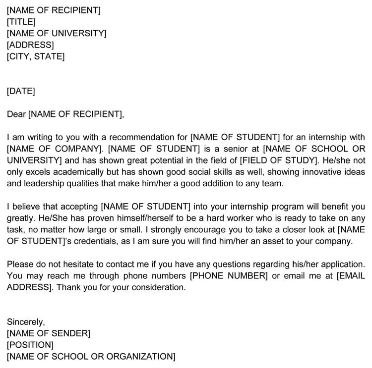 Scholarship Letter Of Recommendation Samples from www.wordtemplatesonline.net