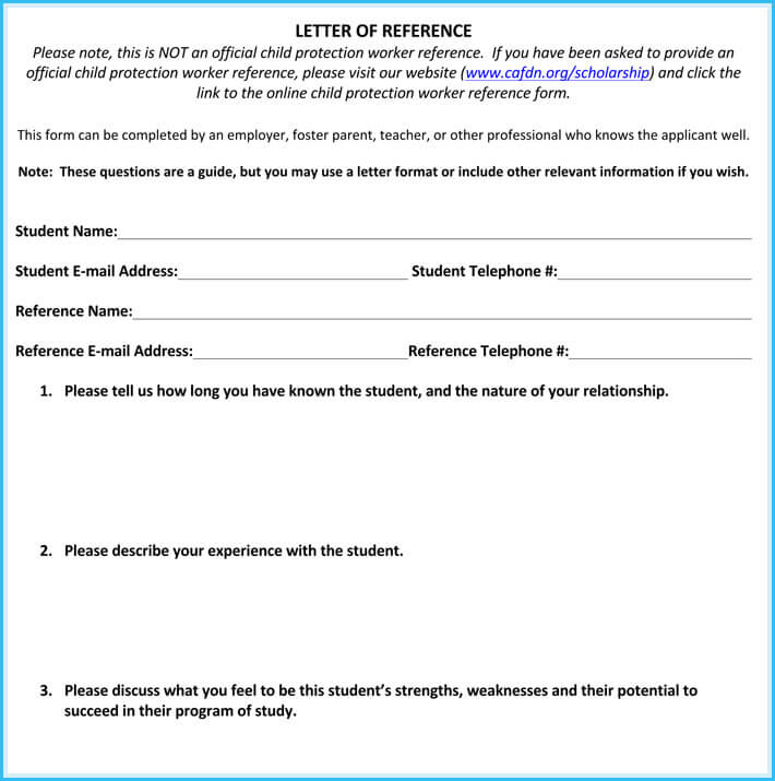 Free Recommendation Letter Template from www.wordtemplatesonline.net